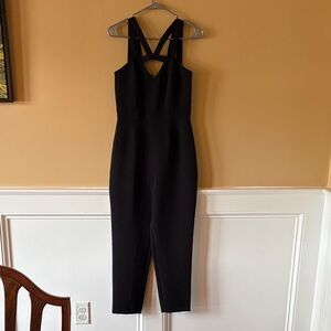 Express Black Strappy Jumpsuit